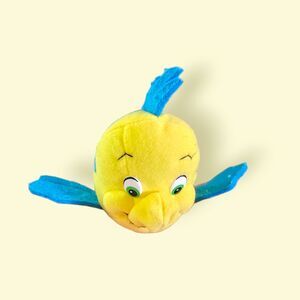 Vtg Disney Flounder plush